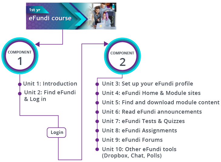 Firstyear students Using eFundi Studies NWU NorthWest University(00)
